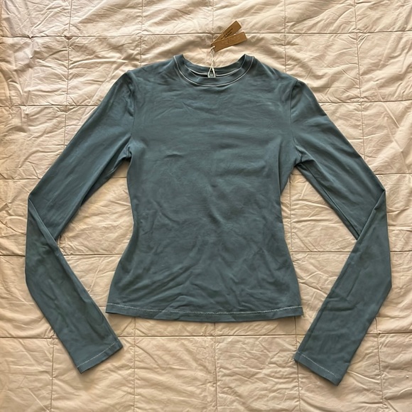 SKIMS Tops Skims Cotton Jersey Long Sleeve Tshirt Poshmark